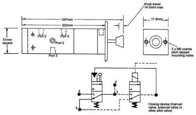 Bifold Marshalsea Lockout Relay Valve, 1250